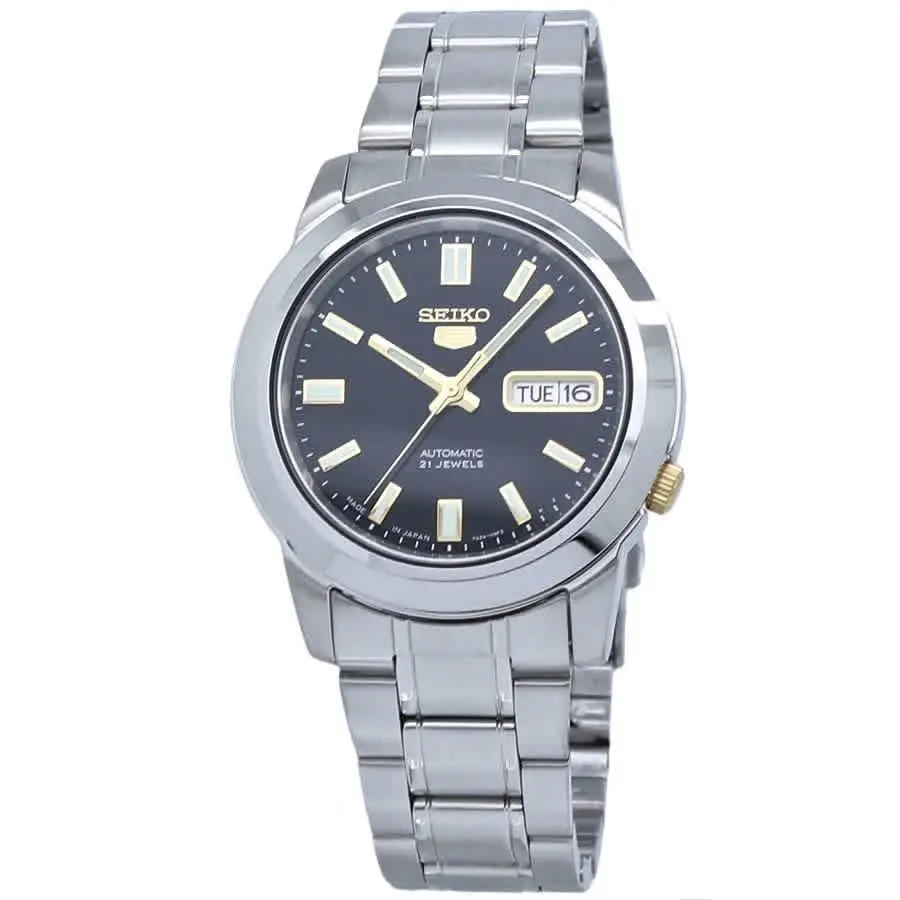 Seiko 5 Automatic Black Dial Men`s Watch SNKK17J1