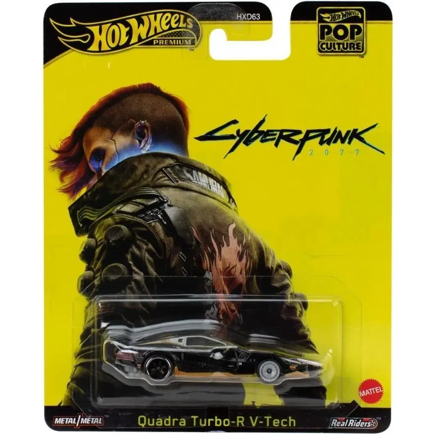 Hot Wheels Pop Culture Cyberpunk 2077 Quadra Turbo-r V-tech Car JBL57 1:64