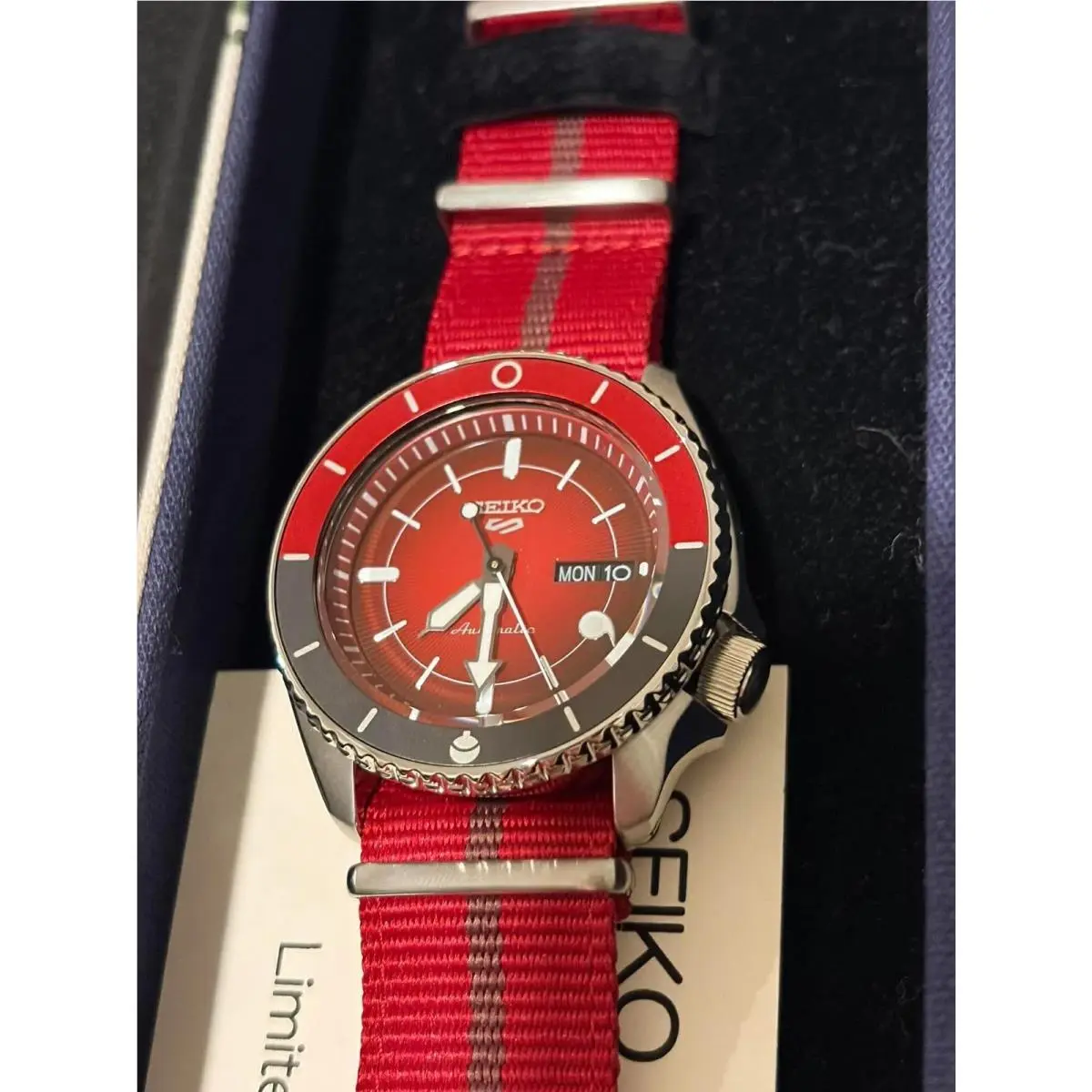 Seiko 5 SRPF67K1 Watch Limited Edition Naruto Boruto Collaboration Japan