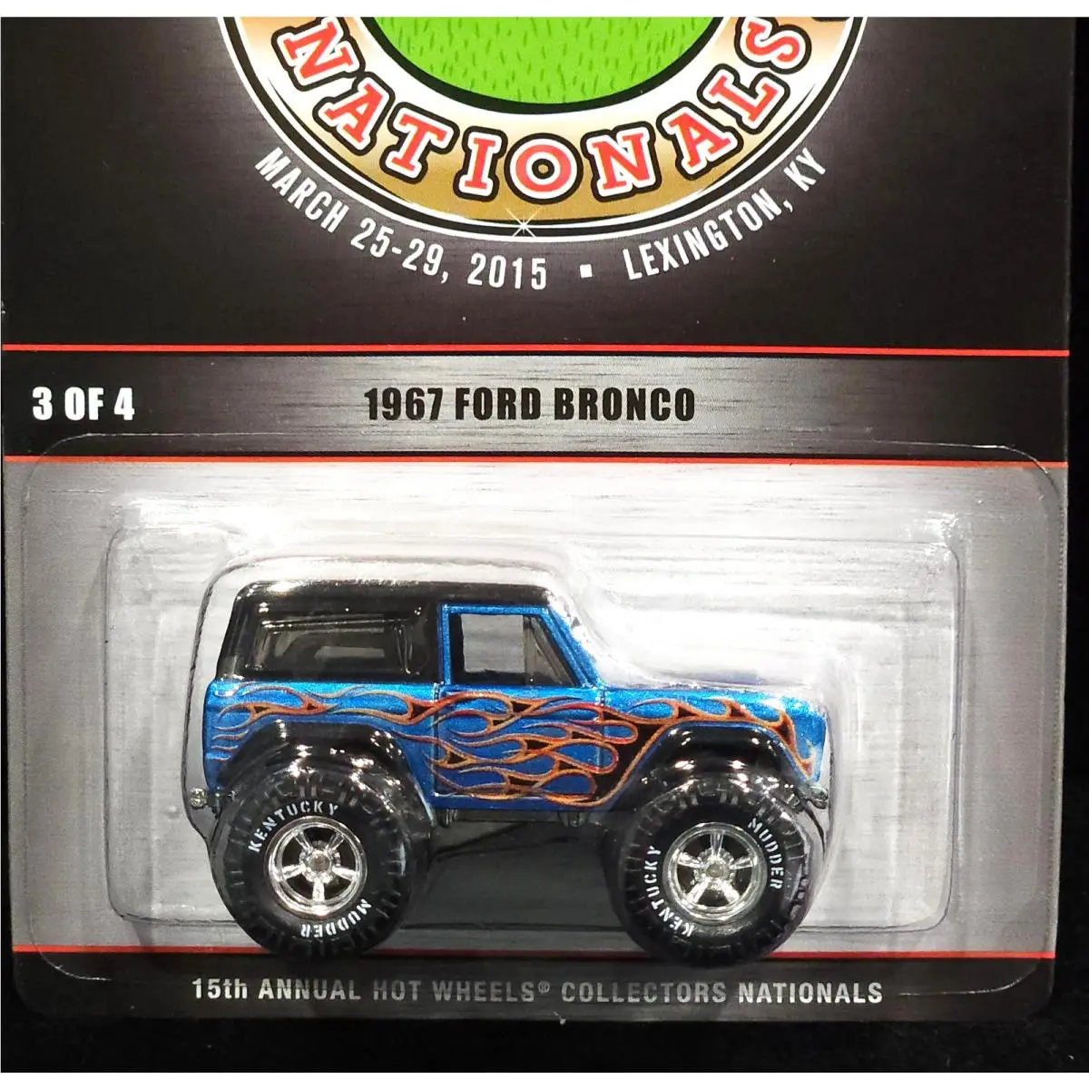 Hot Wheels 67 1967 Ford Bronco 2015 15th Ann Nationals Convention Car 01624/2000