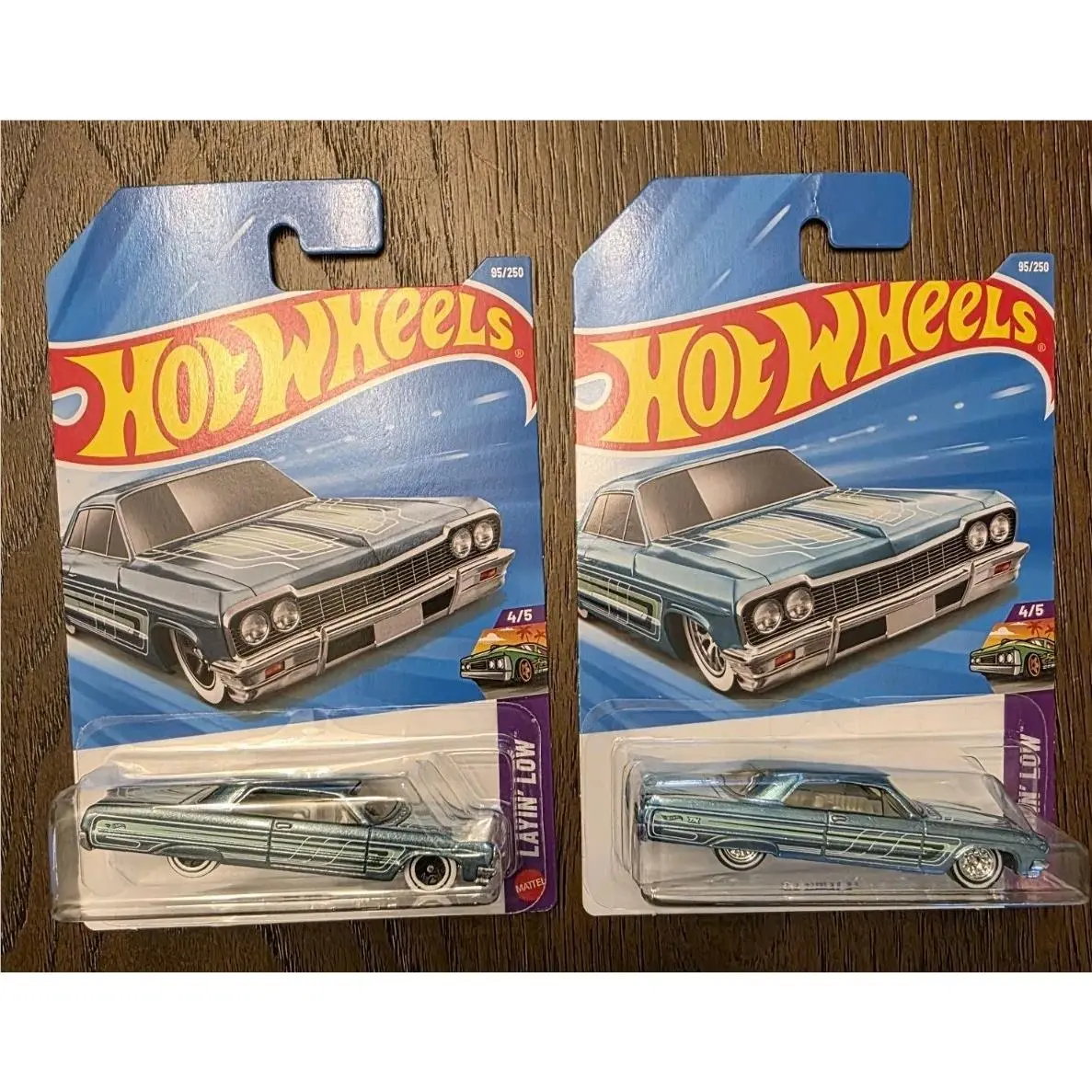Hot Wheels 64 Chevy Impala Super Treasure Hunt Sth 95/250 and Mainline