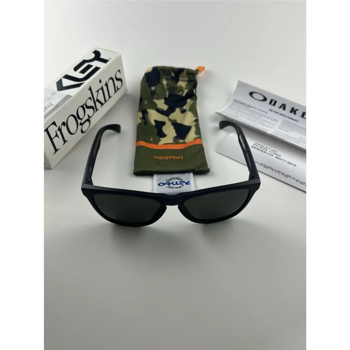 Frogskins Eric Koston Matte Black Camo Dark Grey+box 24-437 Skate by Oakley