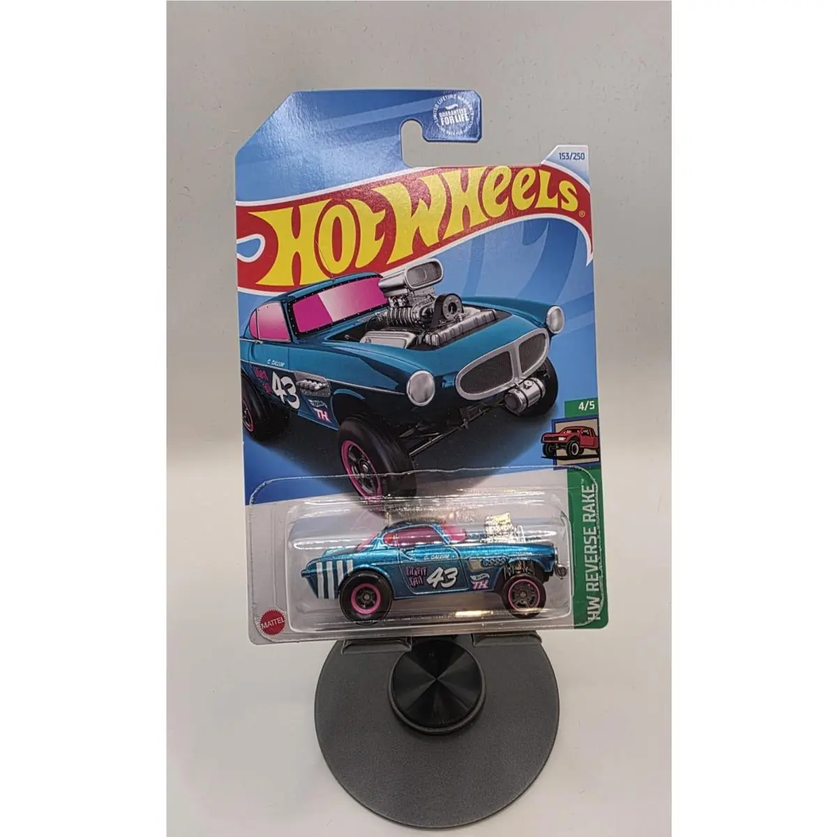 2024 Hot Wheels Super Treasure Hunt Volvo P1800 Gasser International Card