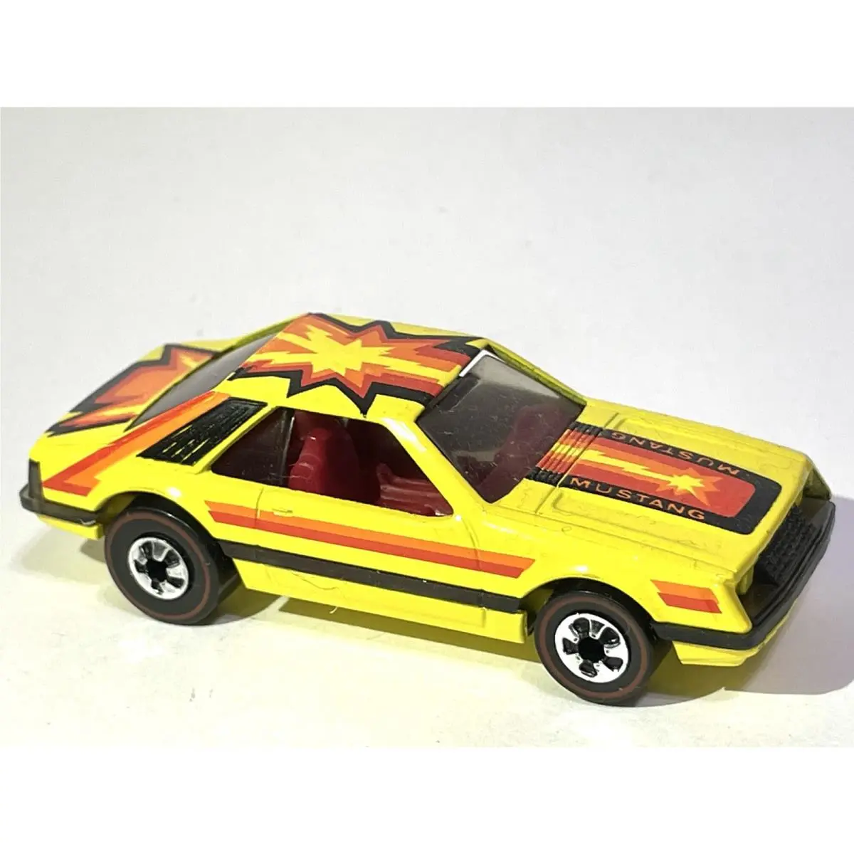 Custom Made Redline 1979 Hot Wheels Turbo Mustang Cobra Yellow