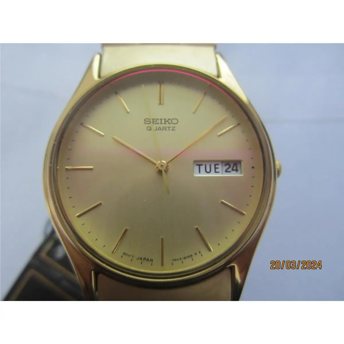 Men`s Watch Quartz All S/s Gold Japan GG296 by Seiko