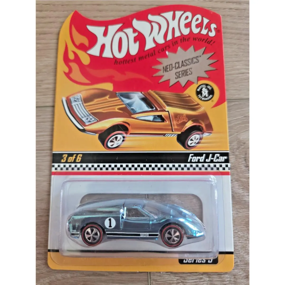 Hot Wheels Club - Neo-classics Series 9 - Ford J-car Light Blue