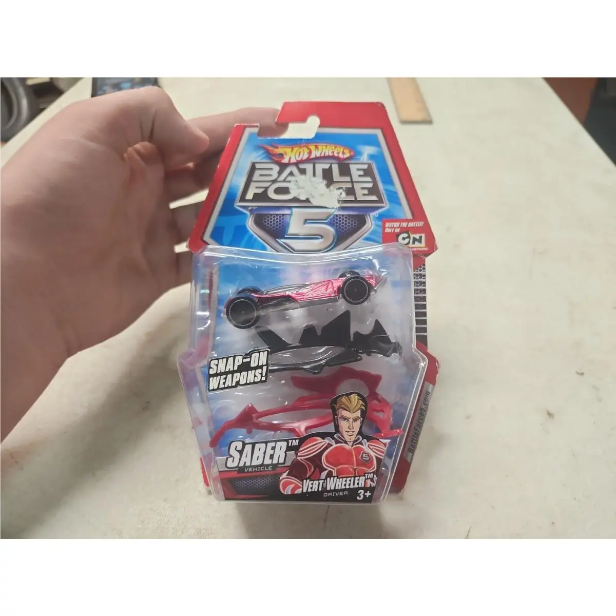 Hot Wheels Battle Force 5 Saber Vert Wheeler 2009 Rare