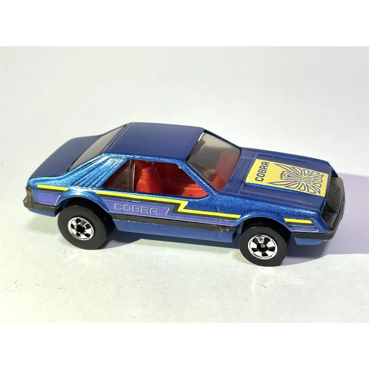 Custom Made Vintage 1979 Hot Wheels Turbo Mustang Cobra Rare Blue