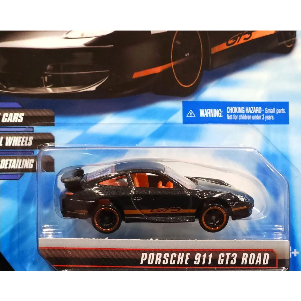 Hot Wheels Porsche 911 GT3 Road Speed Machines Premium Deluxe Collectible Car Bl