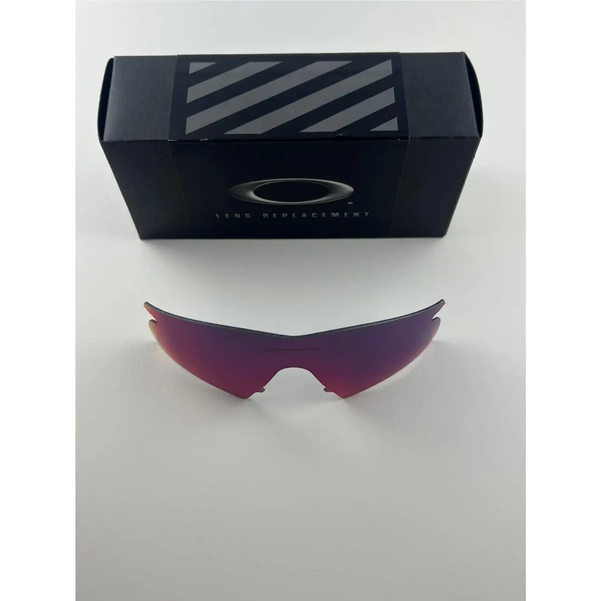 Oakley M Frame Positive Red Iridium Hybrid Replacement Lens+box Date 2000