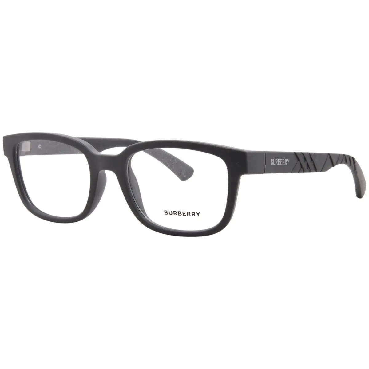 Burberry BE2451U 4233 Eyeglasses Men`s Matte Grey Full Rim Rectangle Shape 52mm