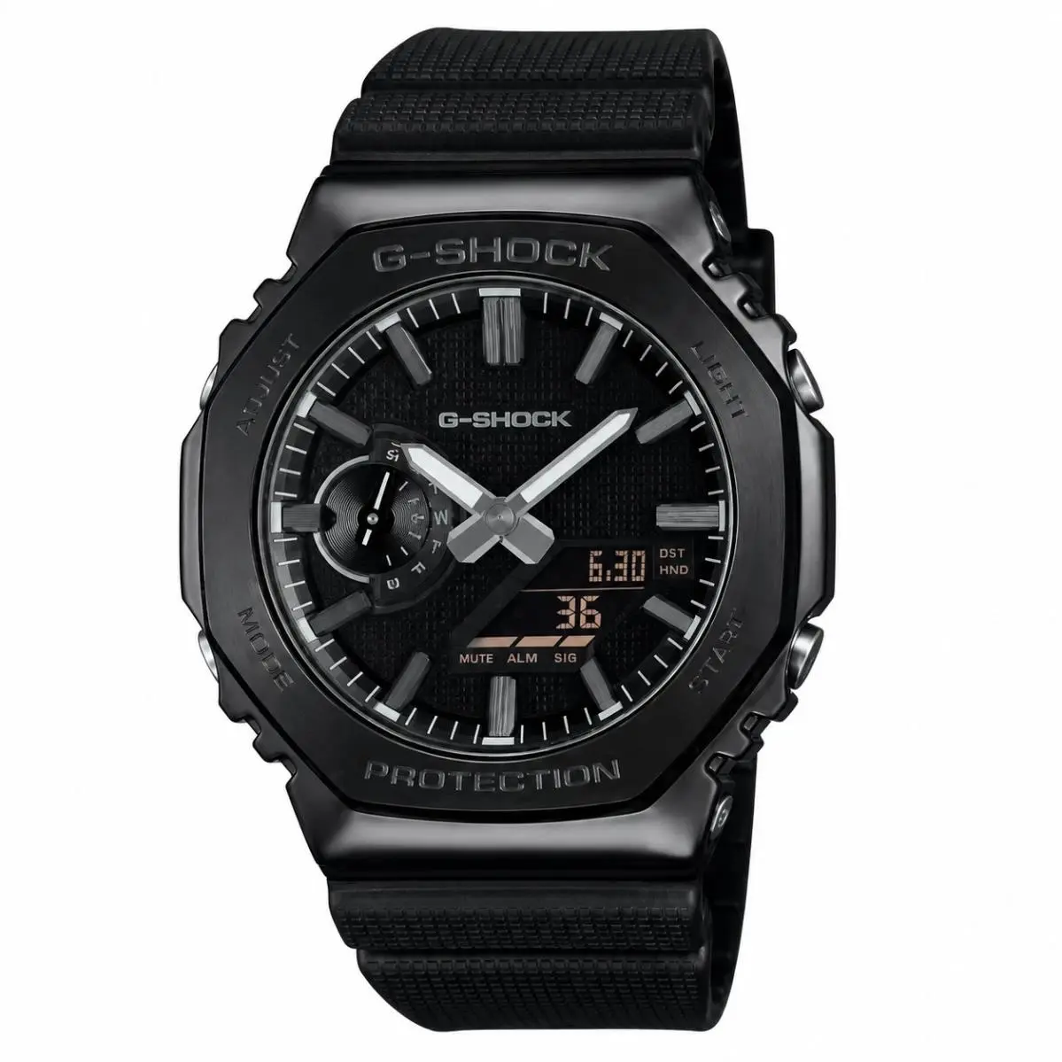 Casio G-shock Luxe Black Ana-dig Black 2100 Series GM2100LXB-1A