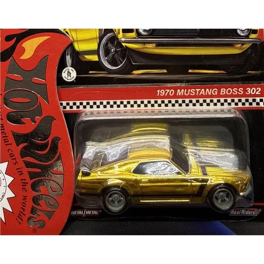 Hot Wheels Rlc Exclusive 1970 Ford Mustang Boss 302 Spectraflame Gold 2024