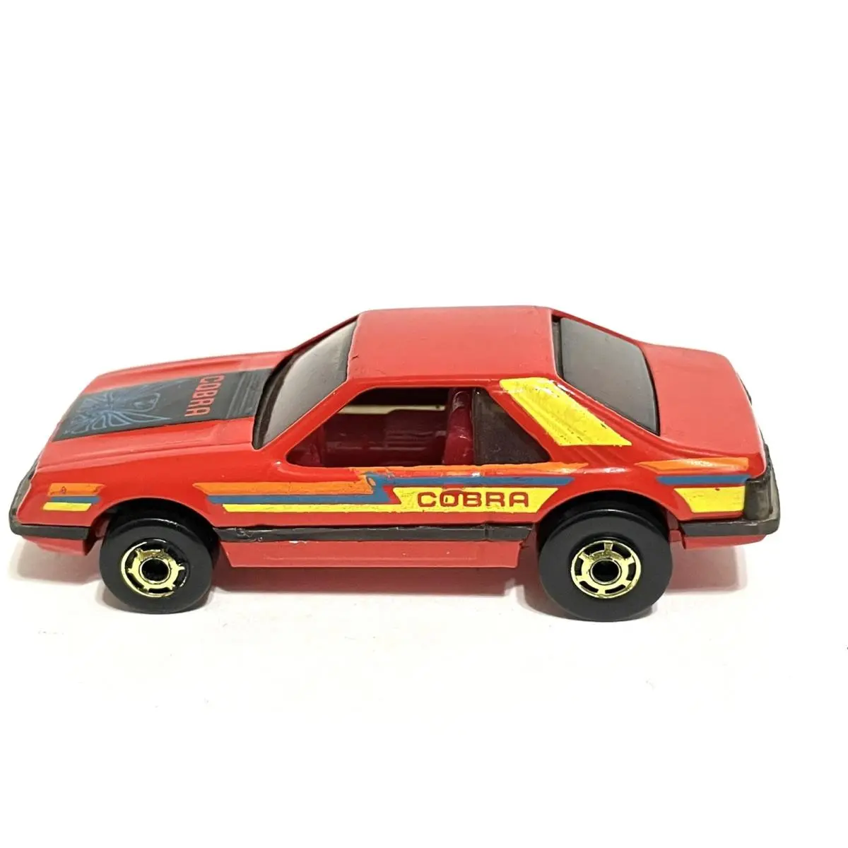 Vintage 1979 Hot Wheels Hot Ones Turbo Mustang Cobra Red