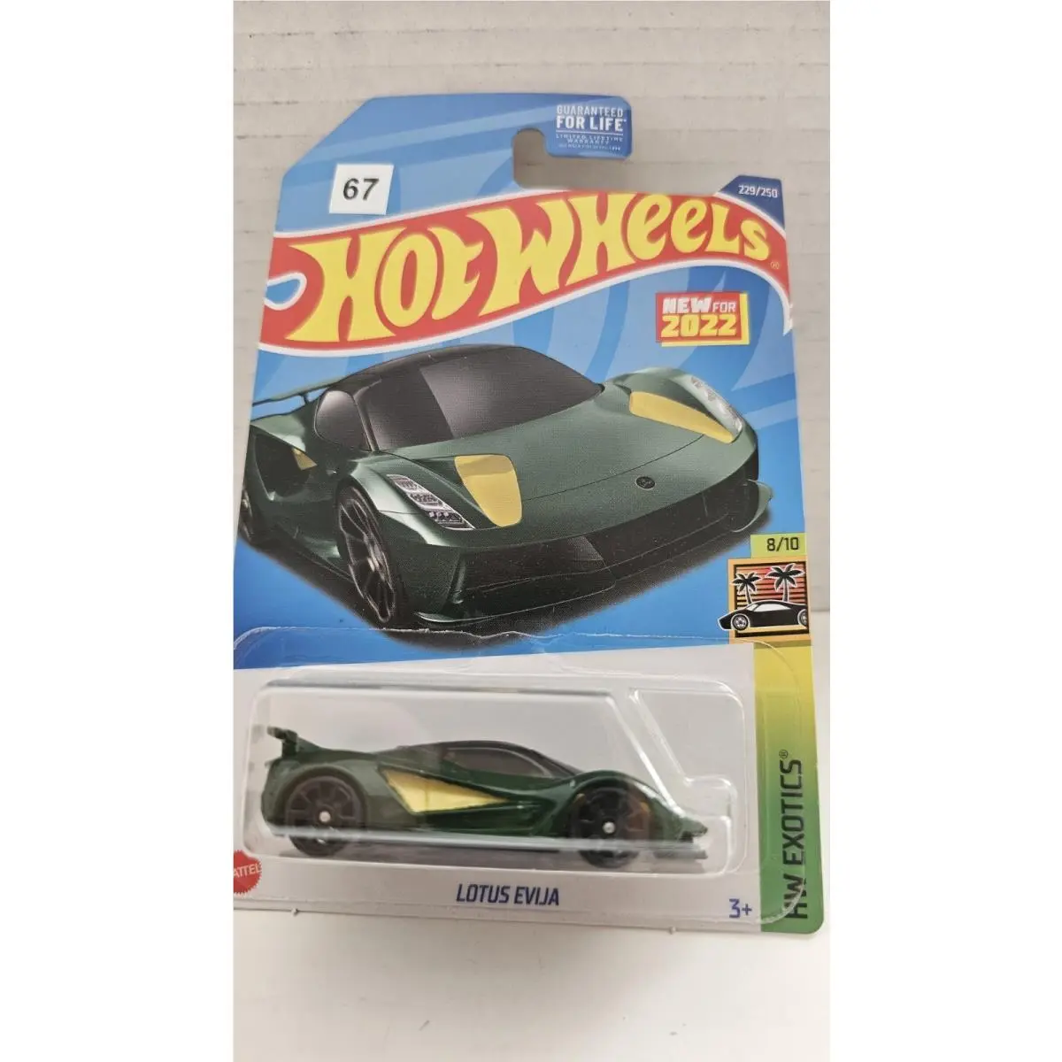 Hot Wheels HW Exotics Lotus Evija 8/10 Car Diecast 1:64 Scale Model Kit Plastic