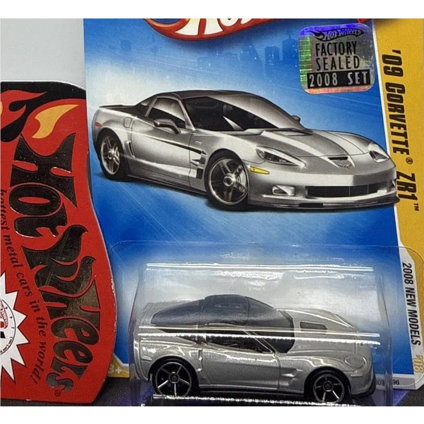 Hot Wheels `09 Corvette C6 ZR1 Grey 2008 Models