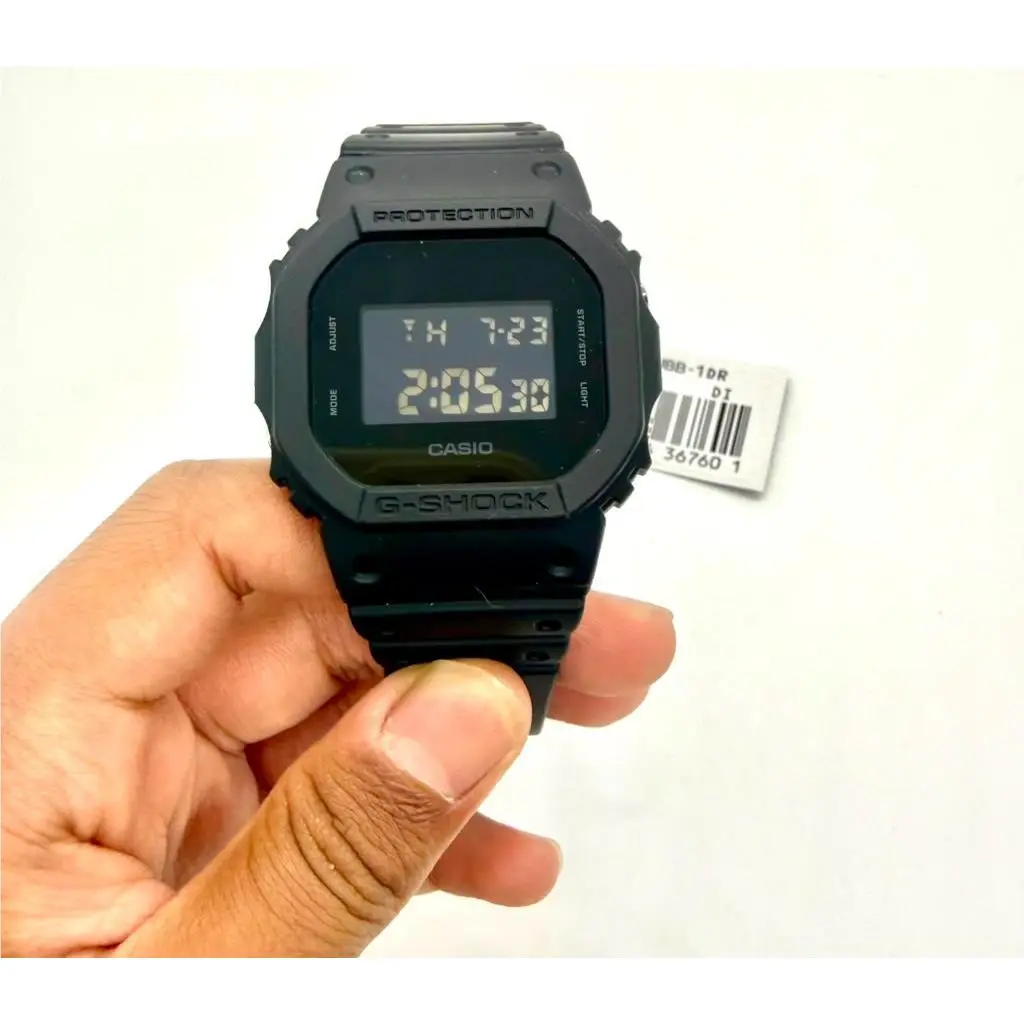 Casio G-shock Square Digital Black Resin Watch DW-5600UBB-1