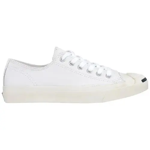 Converse Men`s Jack Purcell Leather Ox `vintage` in White/navy Size 14