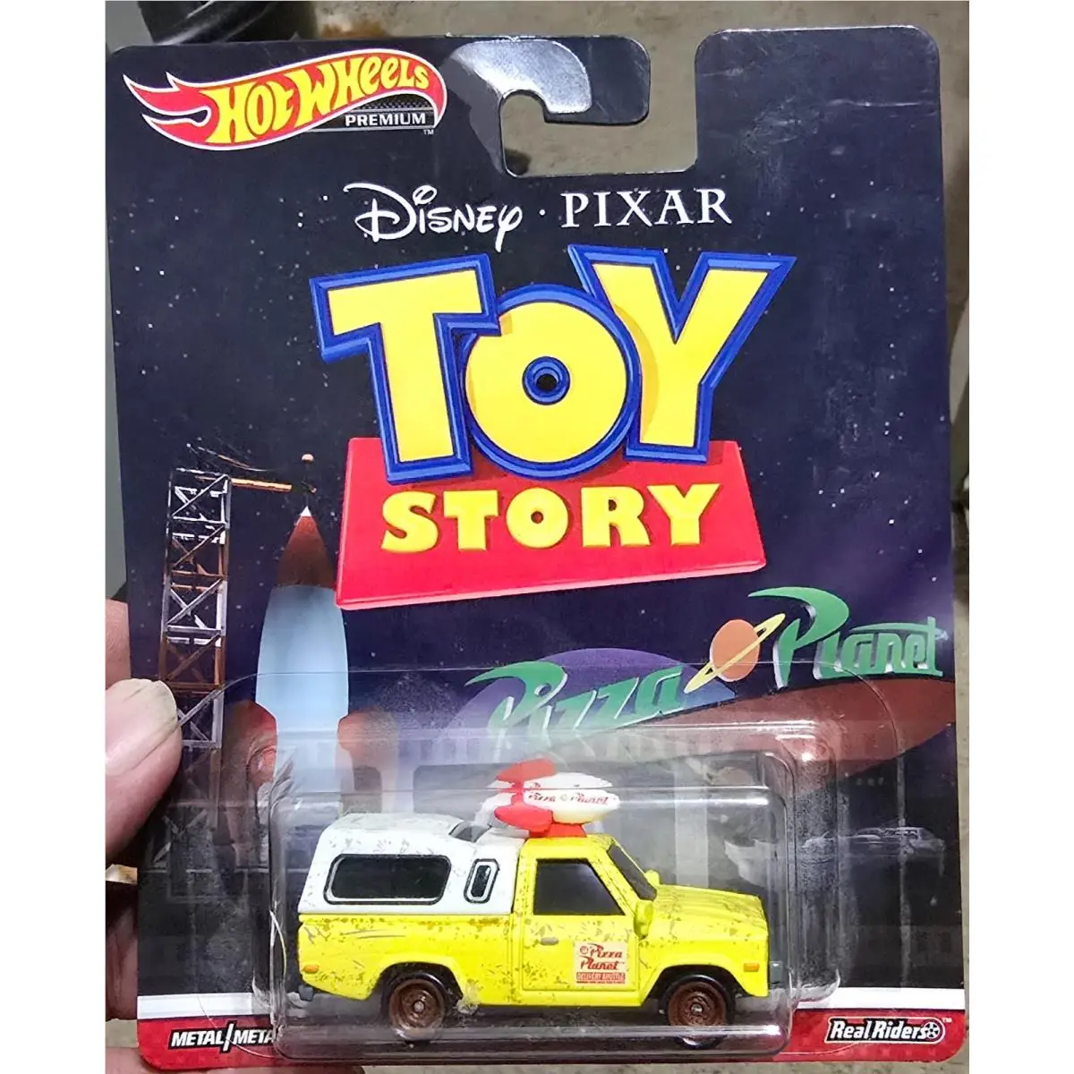 Hot Wheels Premium Disney Pixar Toy Story Pizza Planet Truck Real Riders