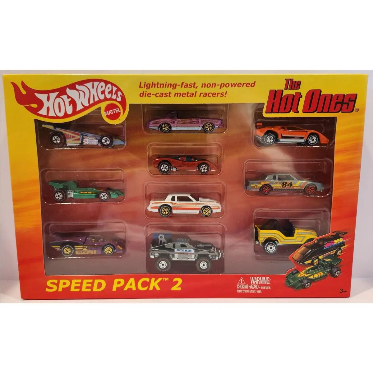 Hot Wheels The Hot Ones Rare Speed Pack 2 Target Exclusives 10 Cars Box Perfect