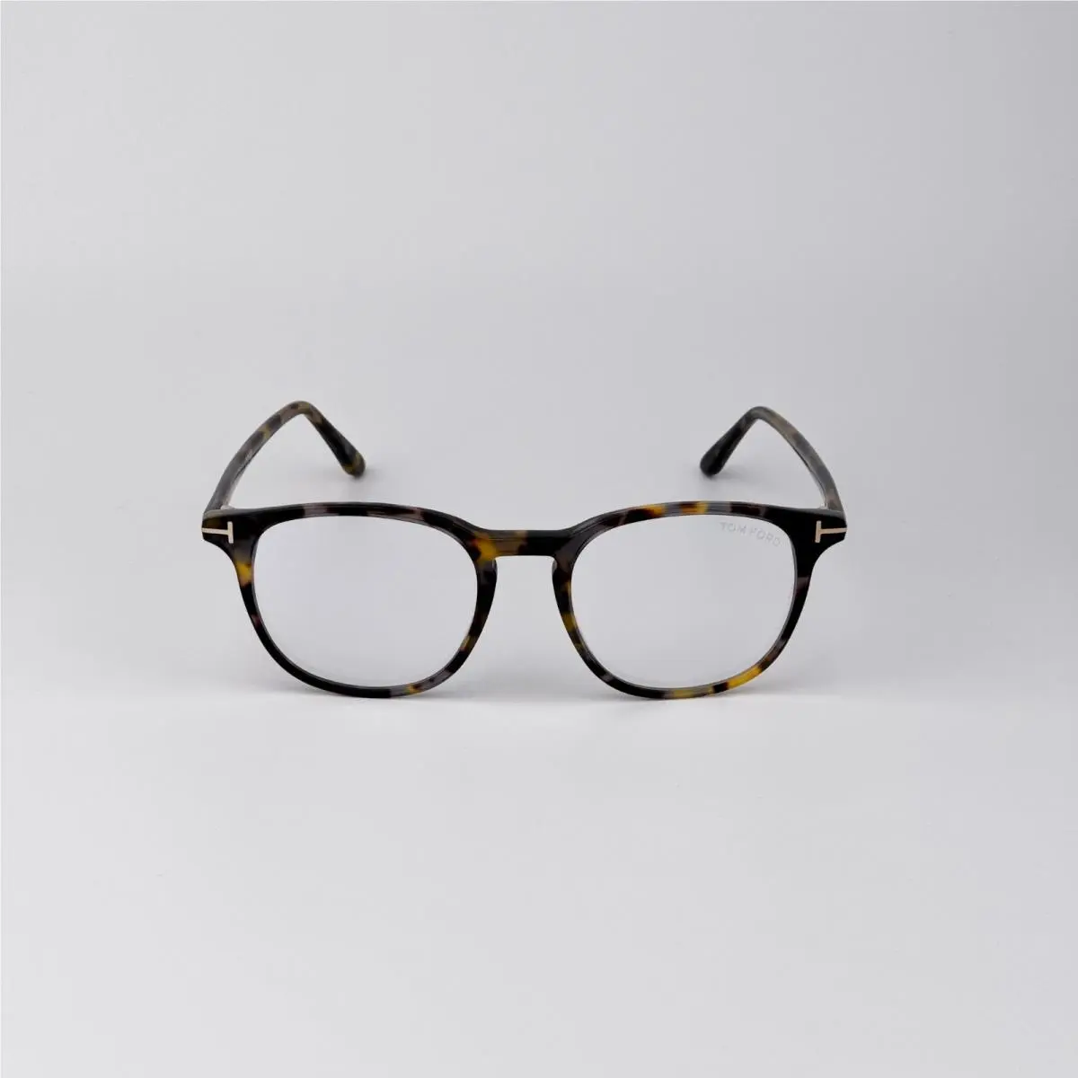 Tom Ford Men Eyeglasses Coloured Havana Square FT5832-B 055
