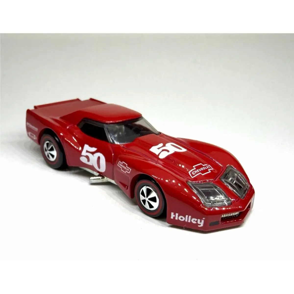 Hot Wheels Custom Made Redline Racing `76 Greenwood Red Corvette
