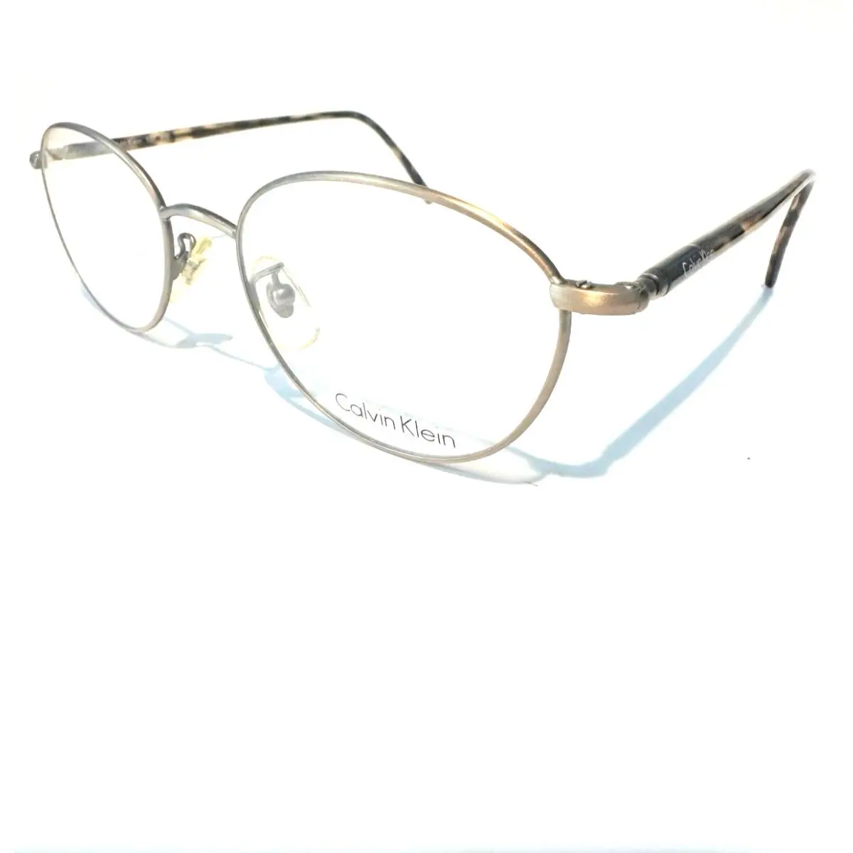 Old Stock Vintage Calvin Klein Eyeglasses 137 Brown 51mm