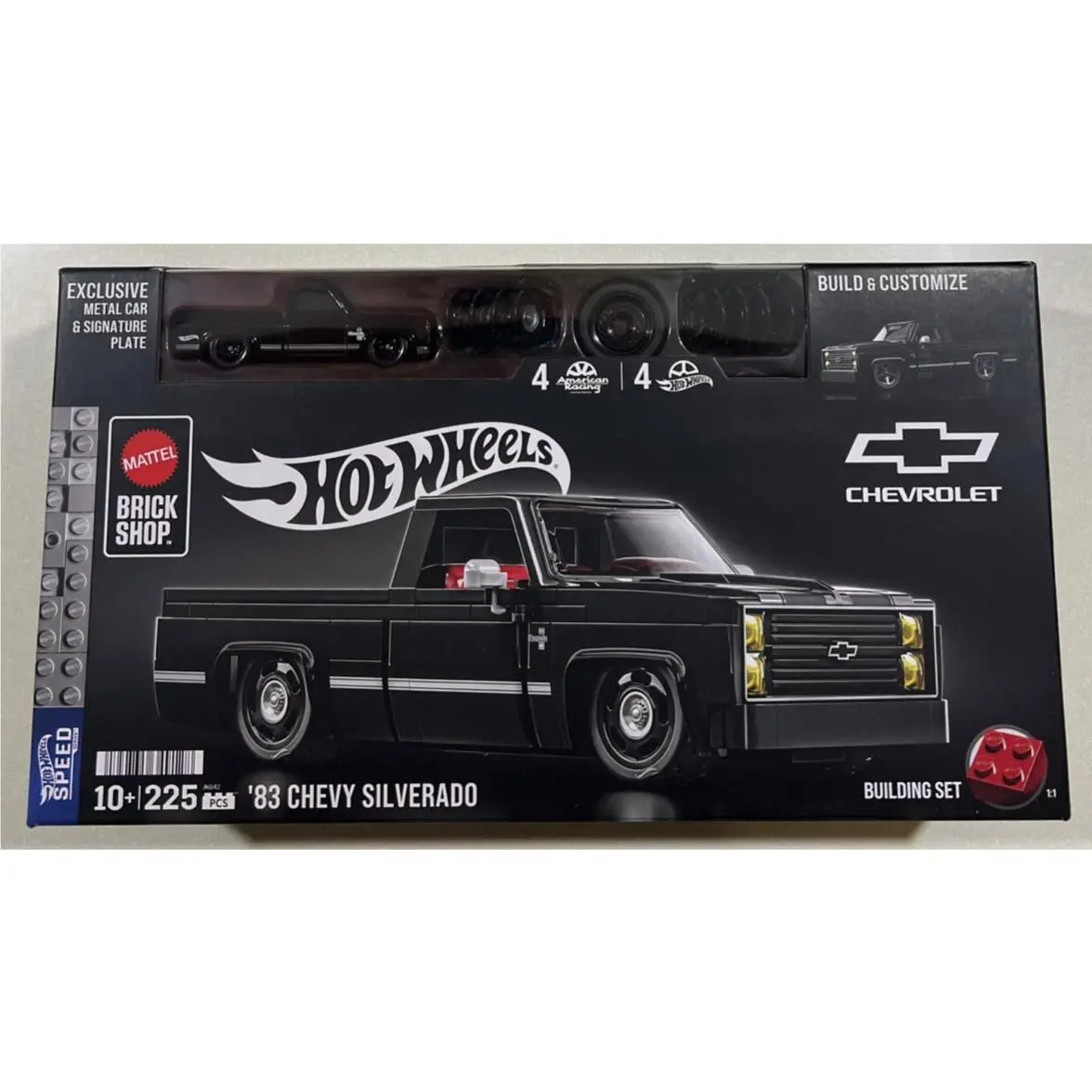 2026 Brick Shop Hot Wheels ’83 Chevy Silverado Building Toy 225 Pieces