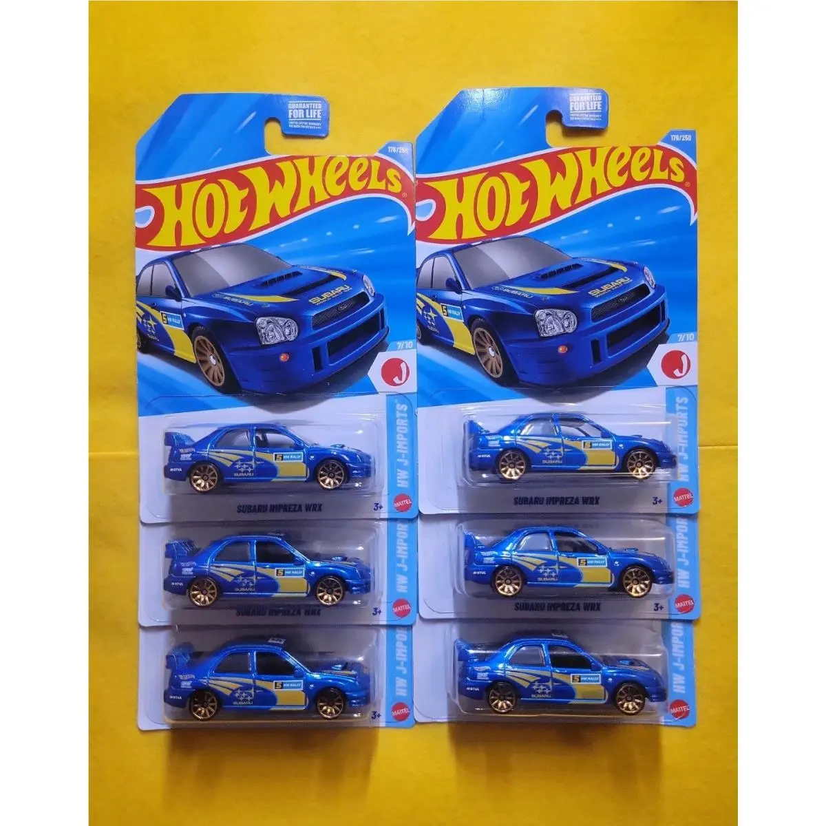 2026 Hot Wheels Subaru Impreza Wrx HW J-imports 7/10 Lot Of 6