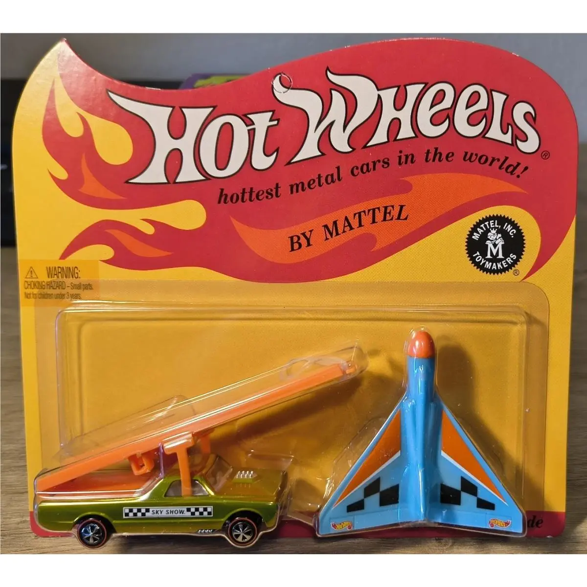 Hot Wheels Rlc Sky Show Custom Fleetside 997/3000 Green Redline 2012 Airplane