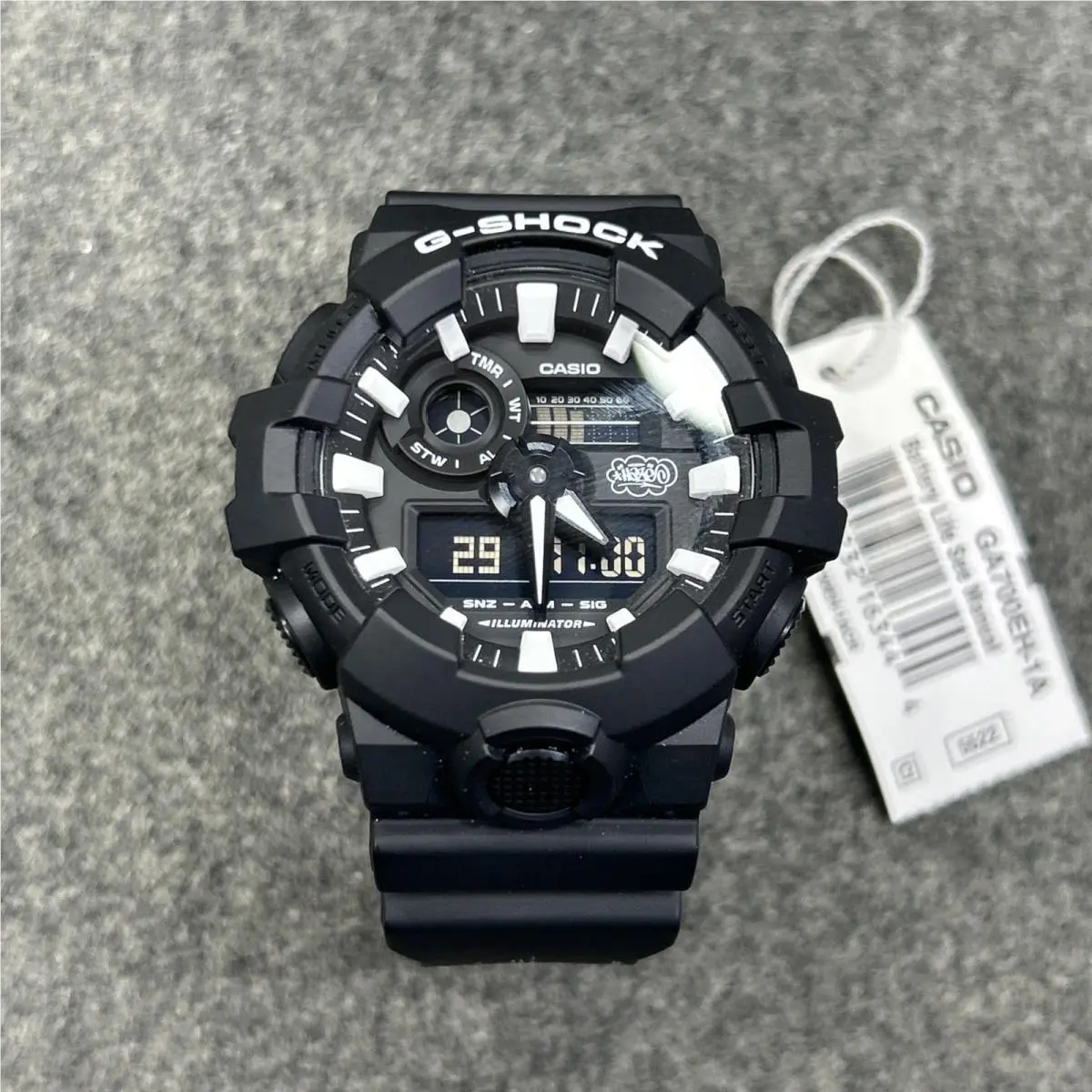 Casio G-shock GA-700EH-1A Eric Haze 35th Anniversary Limited Edition Watch Black