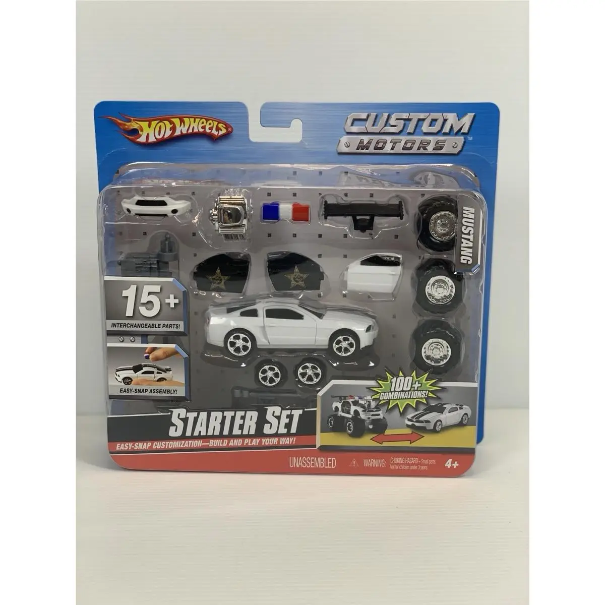 2009 Mattel Hot Wheels Mustang Starter Set - Custom Motors