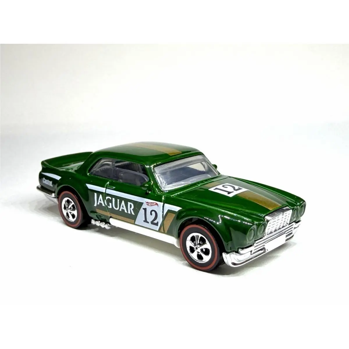 Hot Wheels Custom Made Redline Racing Jaguar Xjs 1:64 Green Diecast