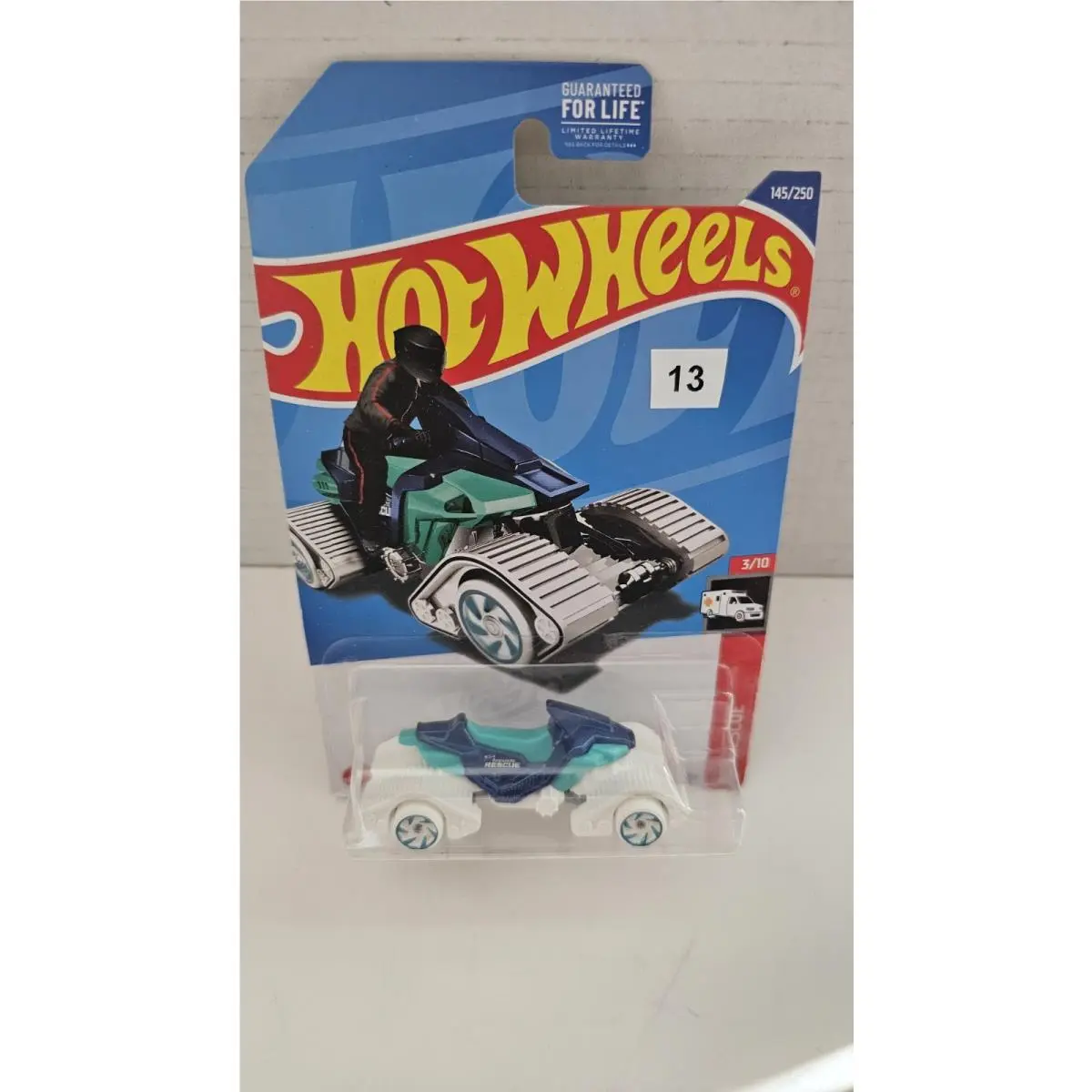 Hot Wheels HW Rescue Snow Stormed 3/10 Car Diecast 1:64 Scale Model Kit Plastic