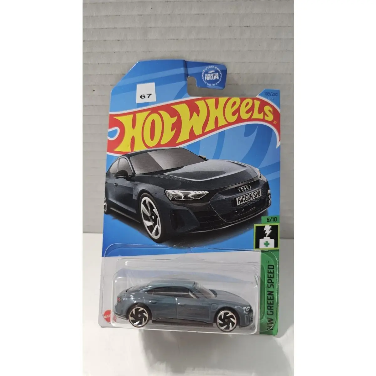 Hot Wheels HW Green Speed Audi RS E-tron GT 6/10 Car Diecast 1:64 Scale Plastic
