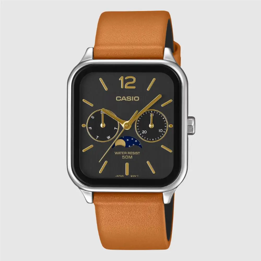 MTPM305LC-1A Watch Brown Silver by Casio
