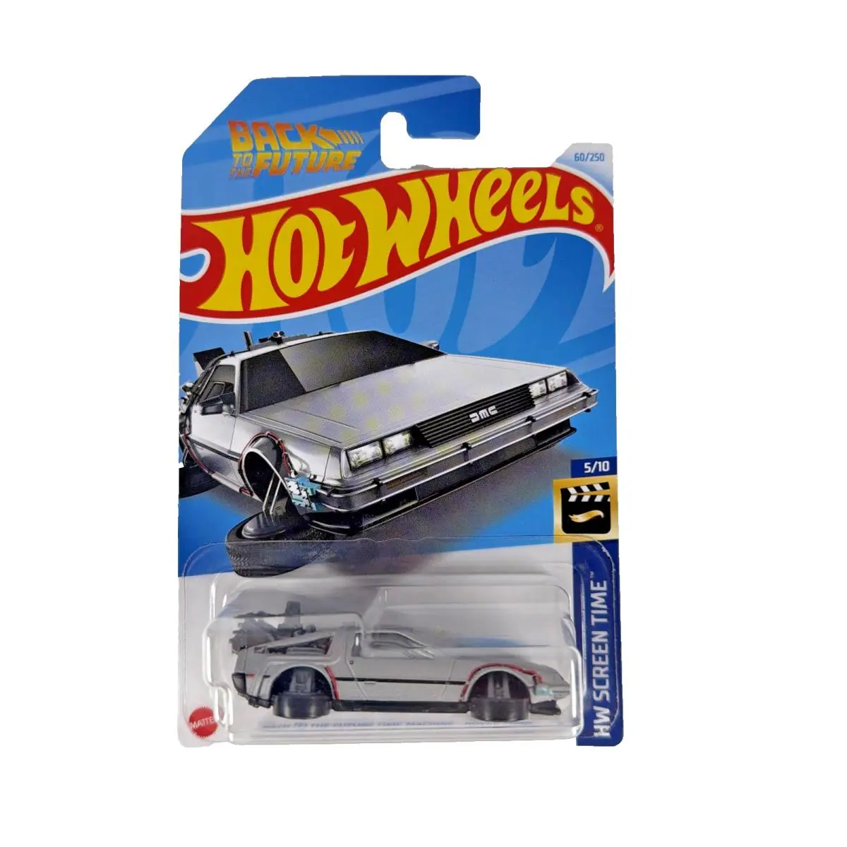 Hot Wheels Back to The Future Time Machine Hover Mode 60 HW Screen Very Rare