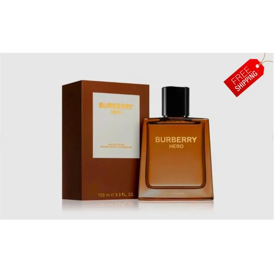 Burberry Hero For Men Parfum Eau de Parfum Spray Cologne 3.3oz 100ml
