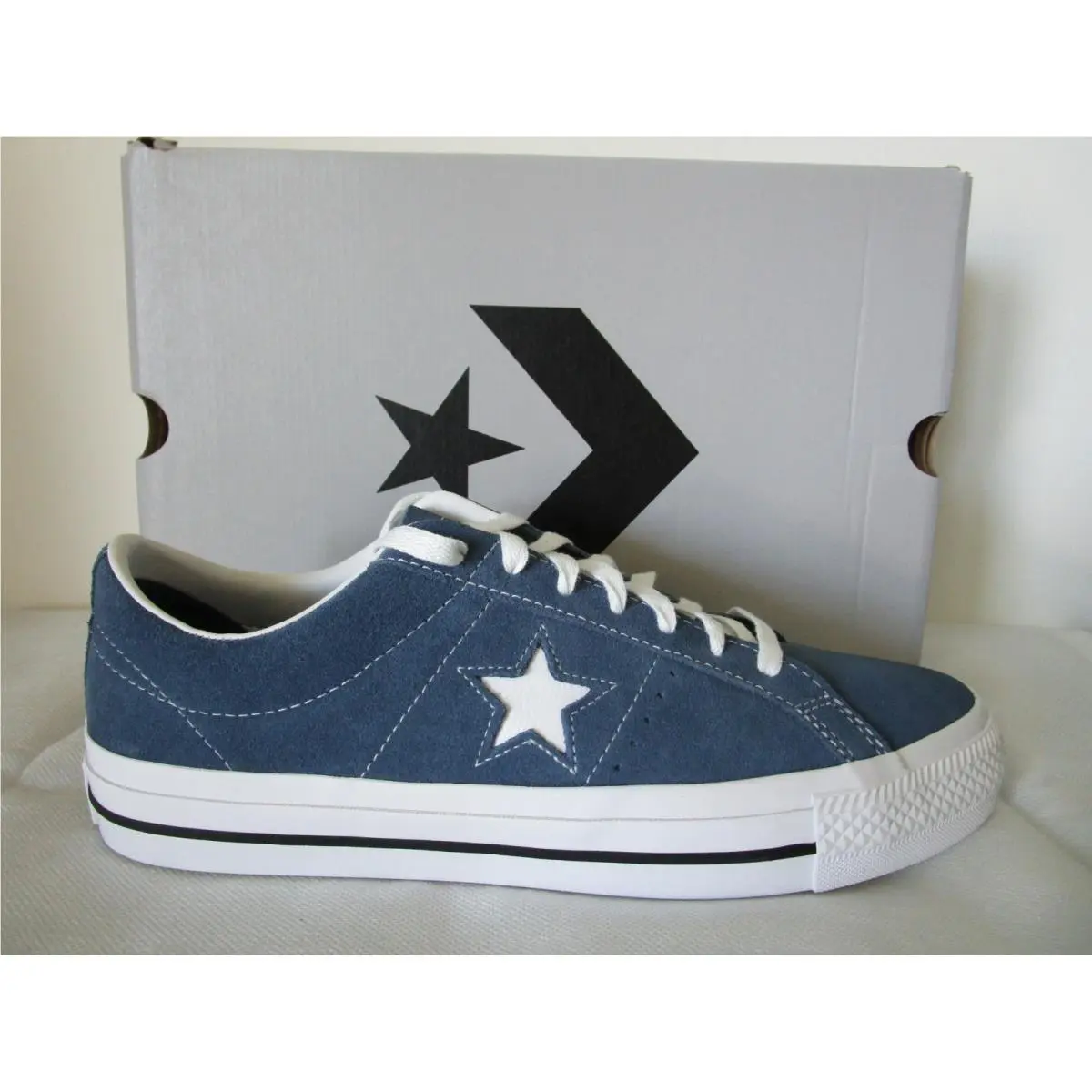 Converse shoes - Converse One Star Pro - One Star Pro - A12912C - SLACKER BLUE (UPC: 194435673721) 1