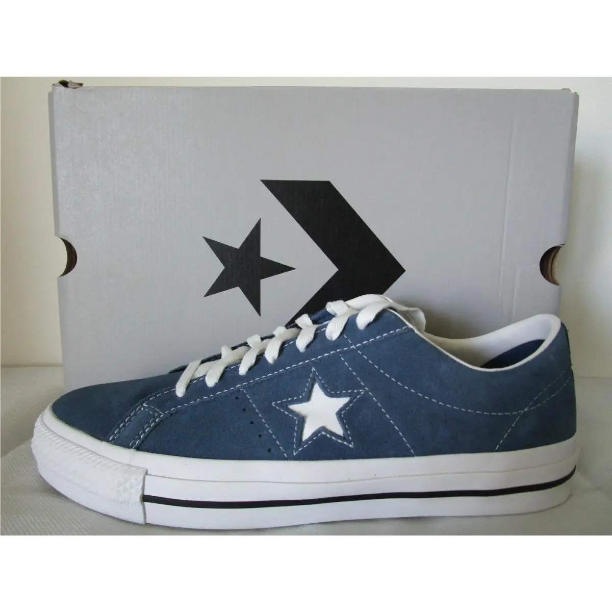 Converse shoes - Converse One Star Pro - One Star Pro - A12912C - SLACKER BLUE (UPC: 194435673721) 3