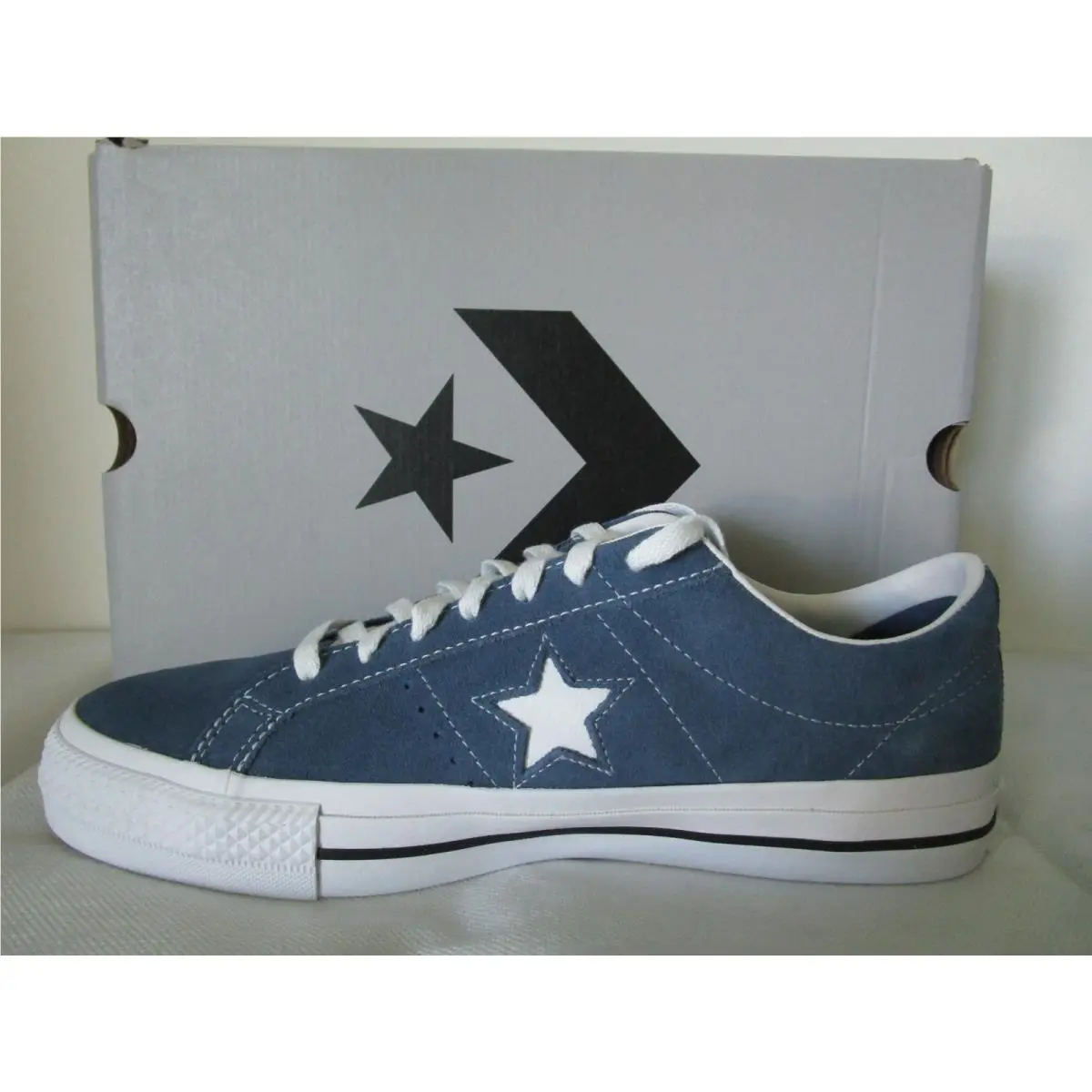 Converse shoes - Converse One Star Pro - One Star Pro - A12912C - SLACKER BLUE (UPC: 194435673721) 2