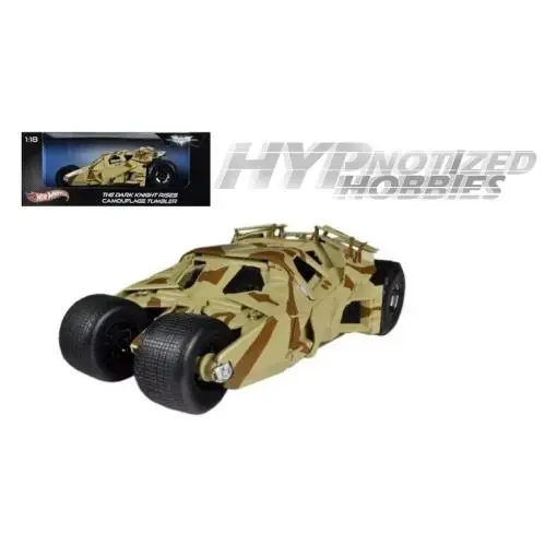 Hot Wheels 1:18 The Dark Night Rises Camouflage Tumbler Batmobile BCJ76