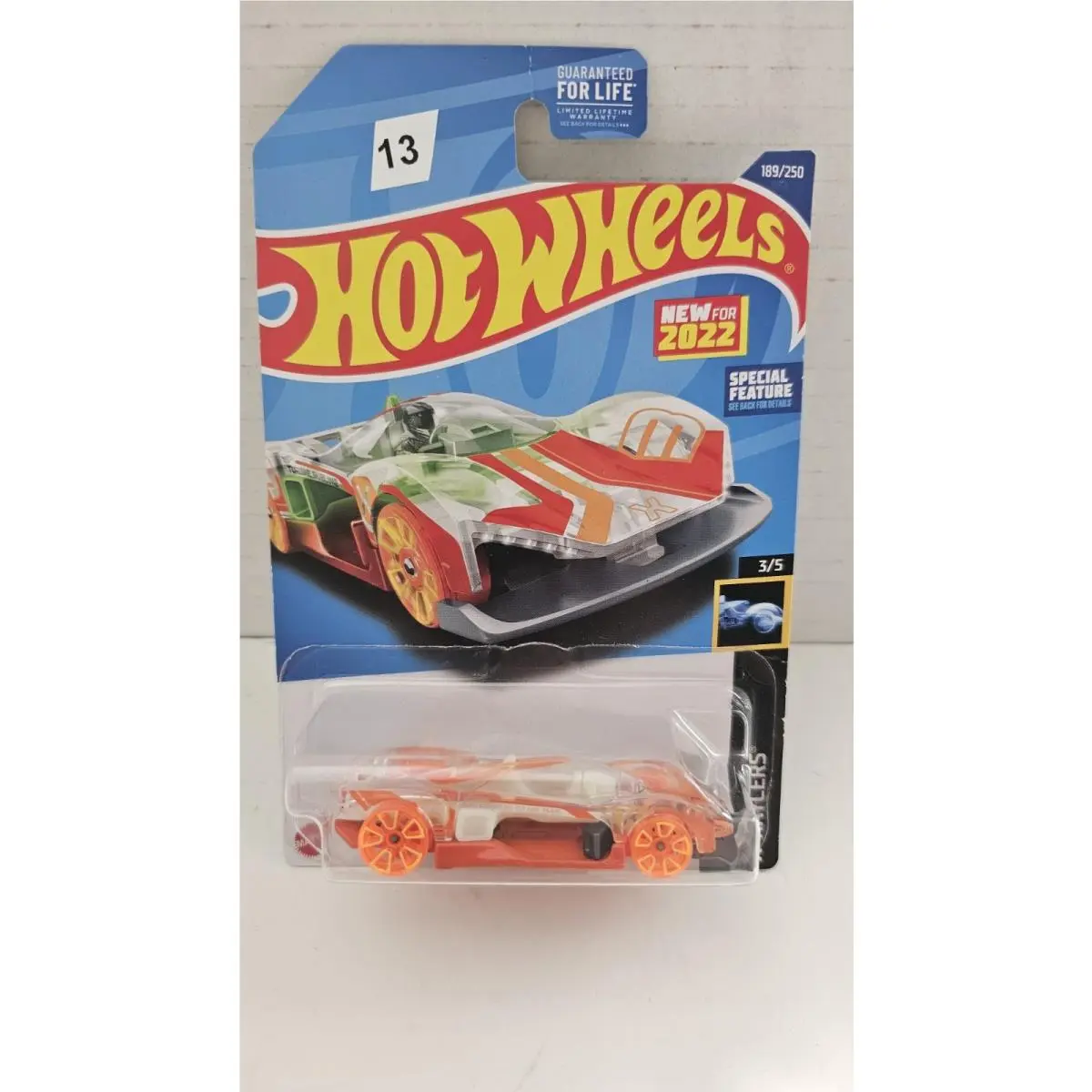 Hot Wheels Turbine Sublime X-raycers Clear Body 189/250 Car Diecast 1:64 Scale