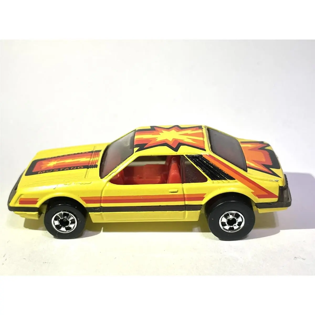 Vintage 1979 Hot Wheels Hot Ones Turbo Mustang Cobra Yellow
