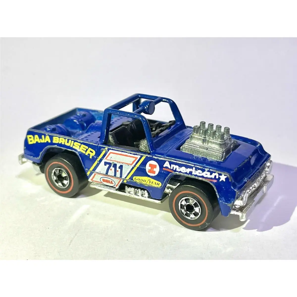 Hot Wheels 1973 H/k Redline Flying Colors Baja Bruiser Blue Ultra Rare