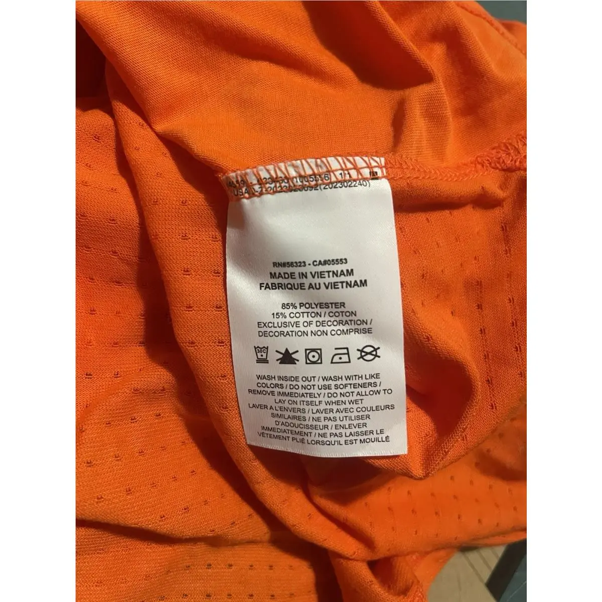Nike clothing - Nike Dri-Fit - HV5203345 - Orange (UPC: 0198488740737) 4