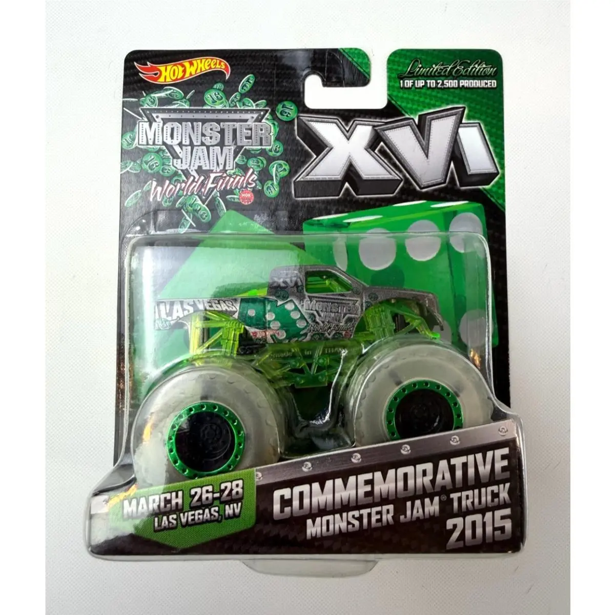 Hot Wheels Monster Jam 1:64 World Finals Xvi 2015 Limited Ed 1:64 Truck