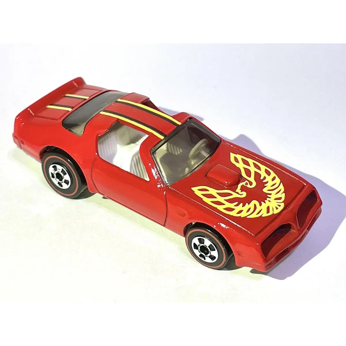 ⬜ Custom Made Hot Wheels Hot Bird Rare Ferrari Red Paint Redline Hotbird
