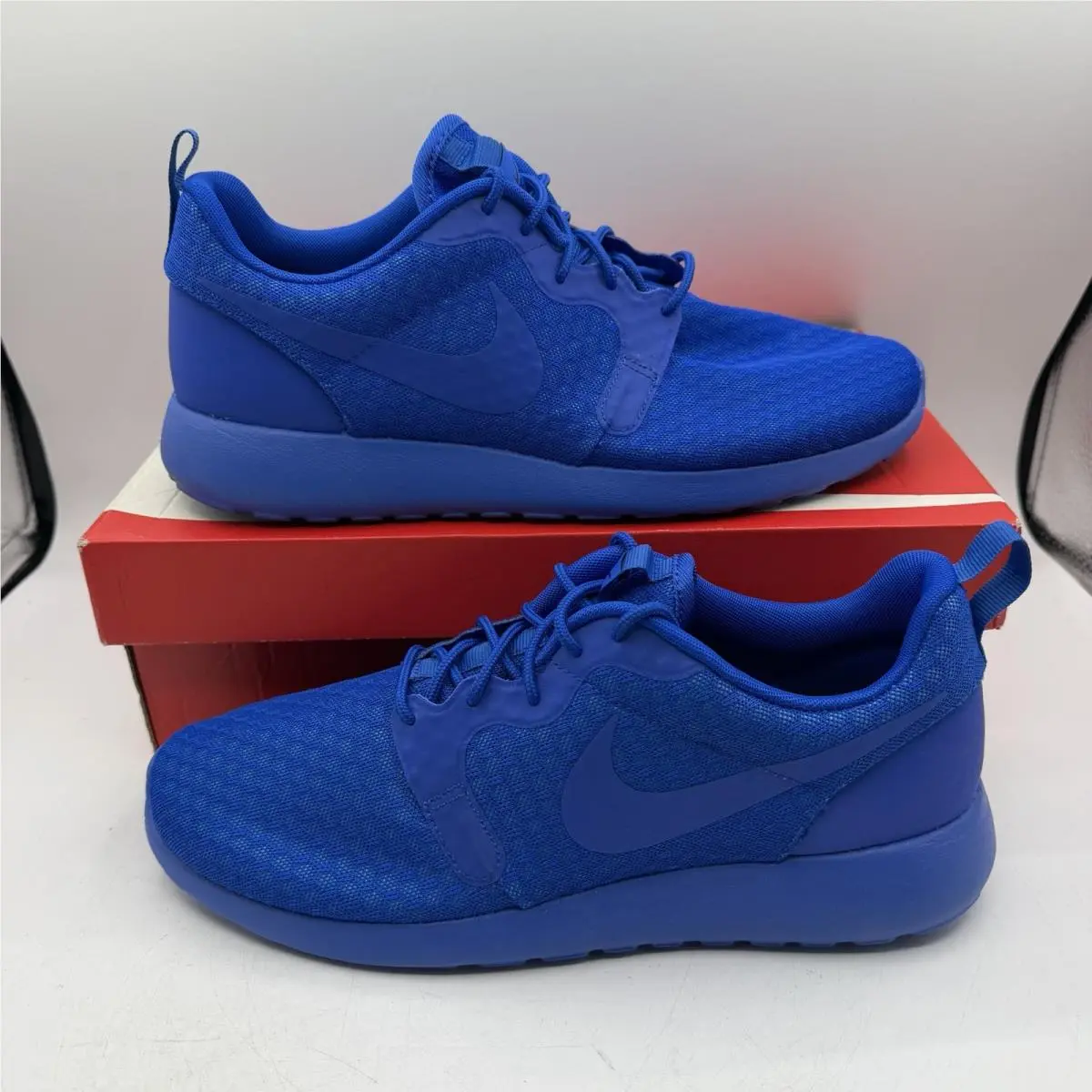 Nike Roshe One Hyp Running Shoes Men`s Size 9 Racer Blue Sneakers 636220-440