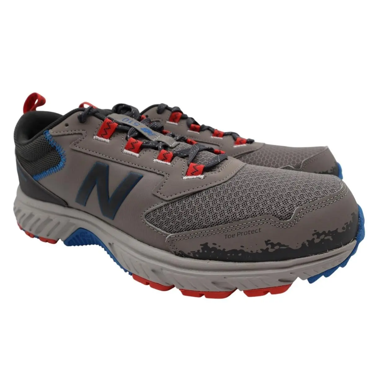 New Balance 510v5 Men`s Trail Running Shoes 12 Grey Synthetic MT510LG5